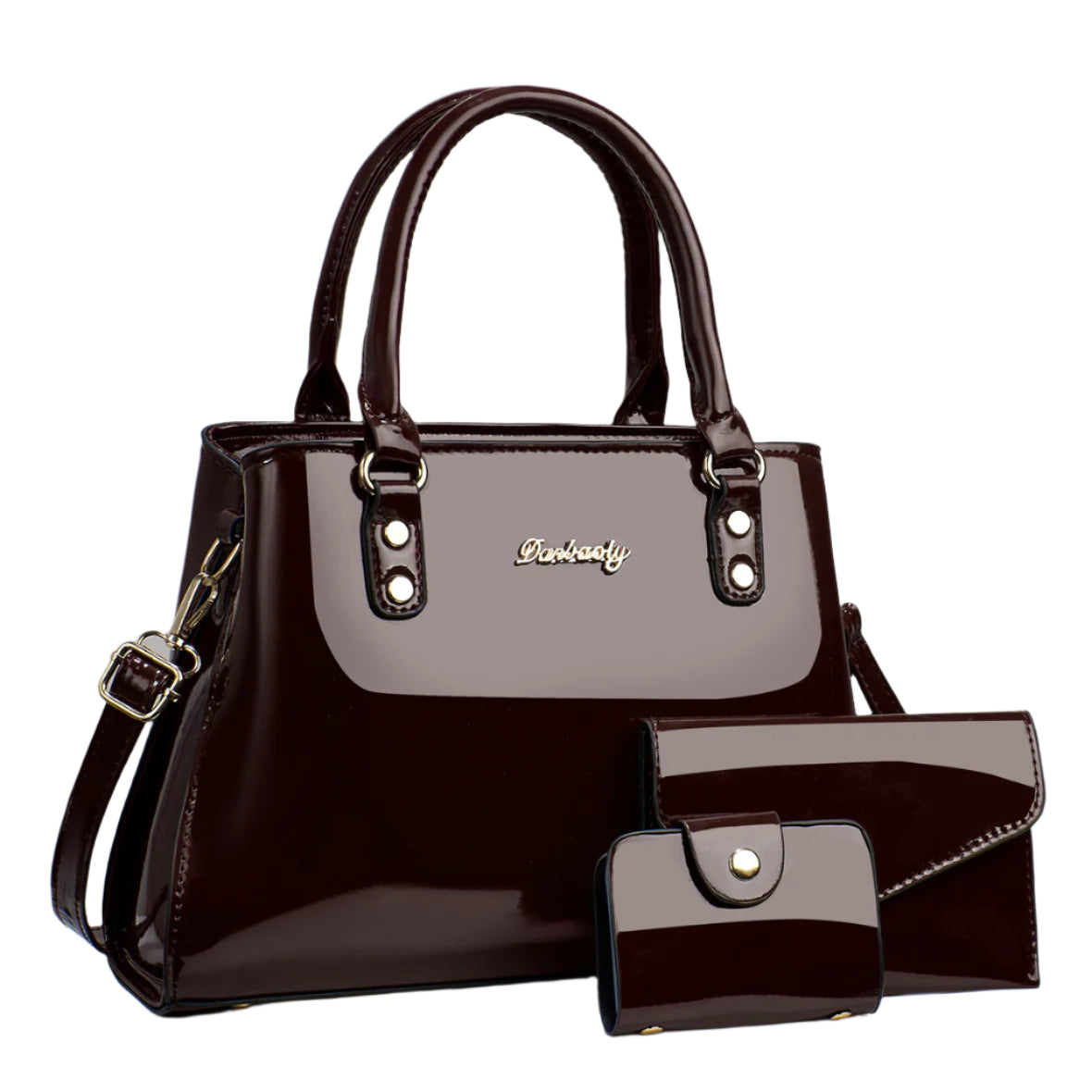 Pu Leather Handbag Set