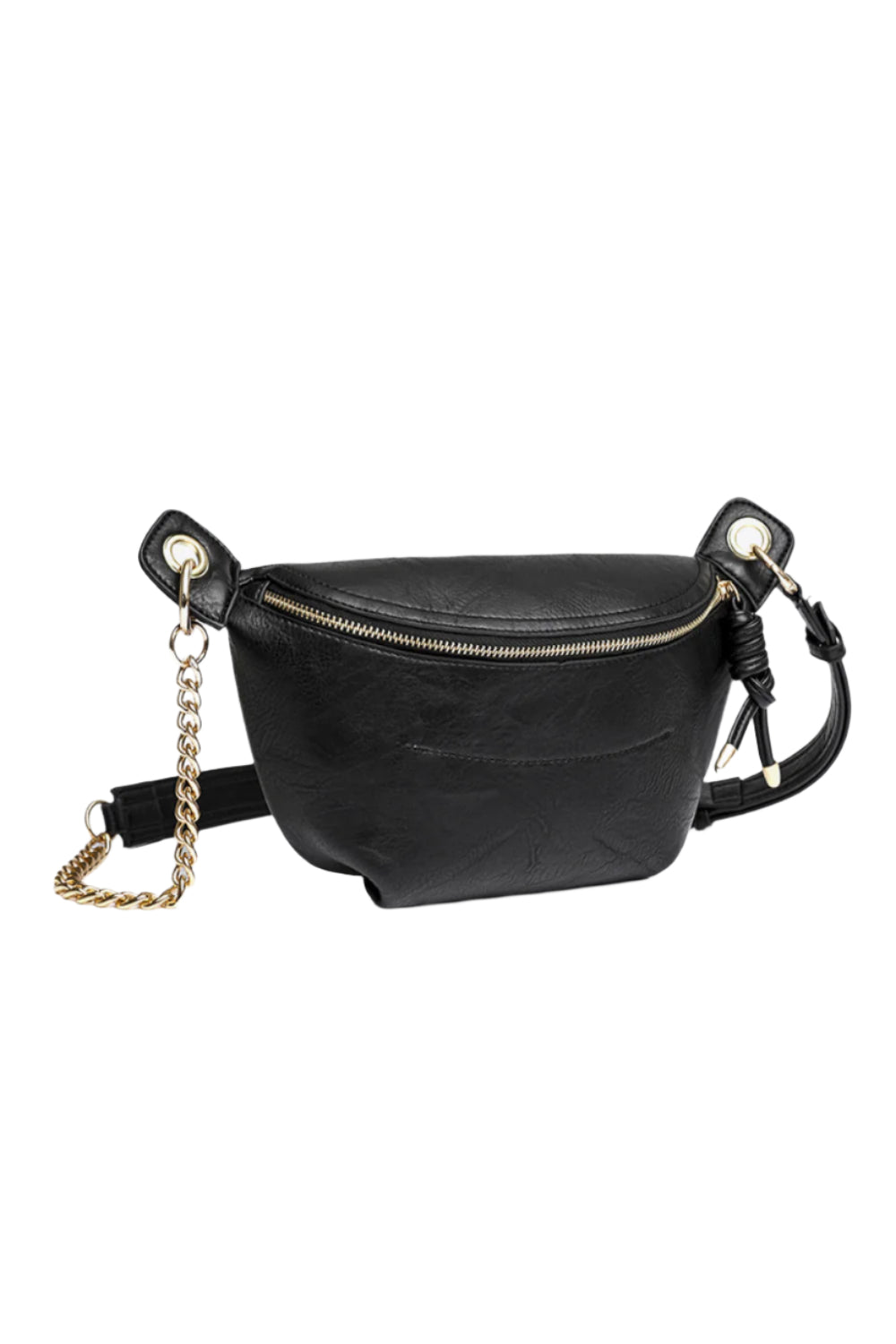 PU Leather Chain Strap Crossbody Bag