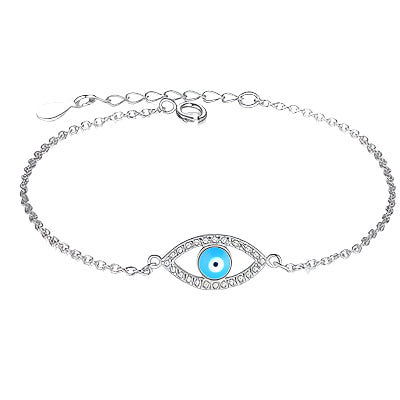 Evil Eye 925 Sterling Silver Bracelet