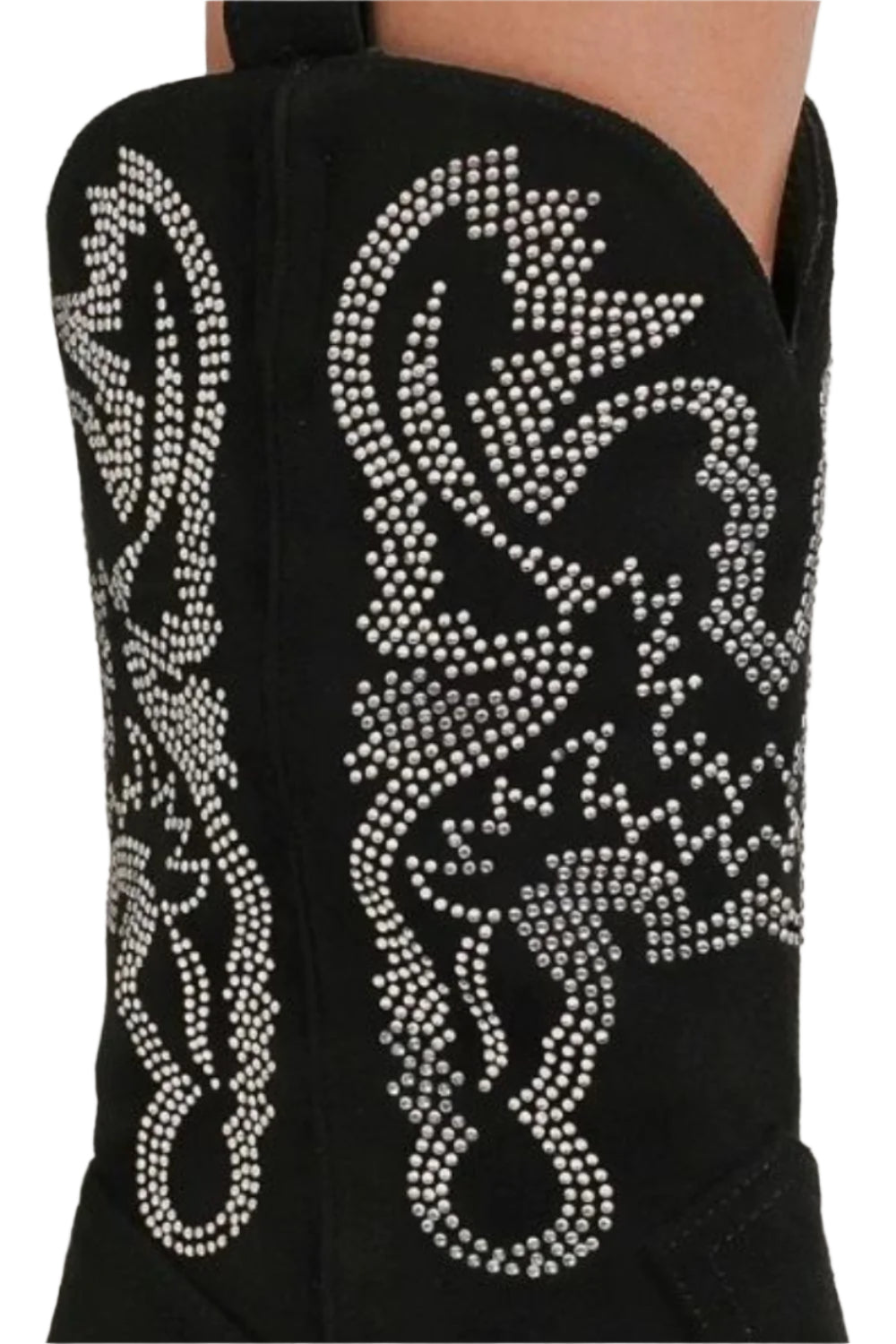 Beast Fashion Rhinestone Detail Point Toe Boots