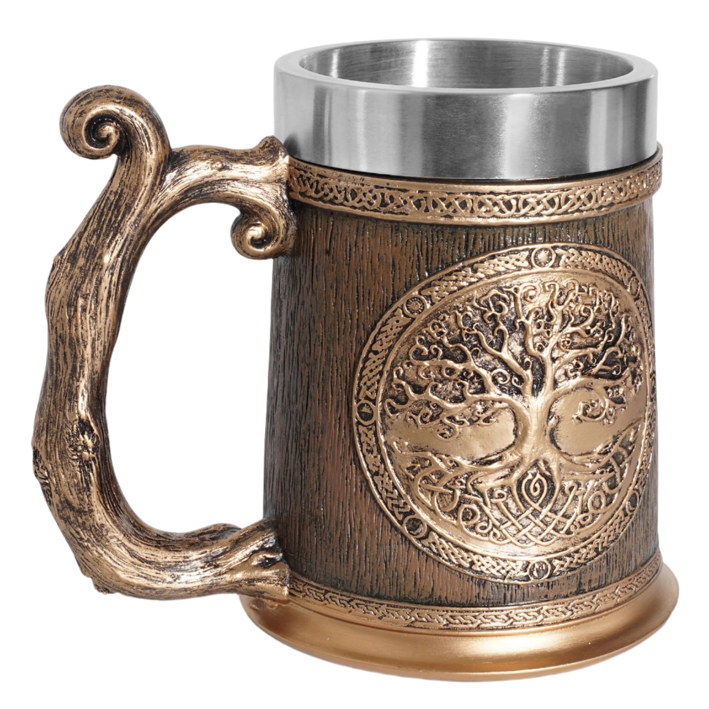 Resin Yggdrasil Stainless Steel Liner Altar Mug