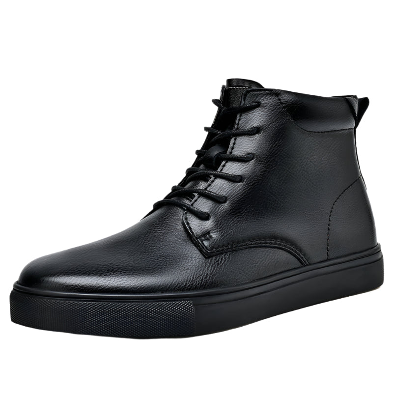 Men's Cowhide Leather Casual High Top