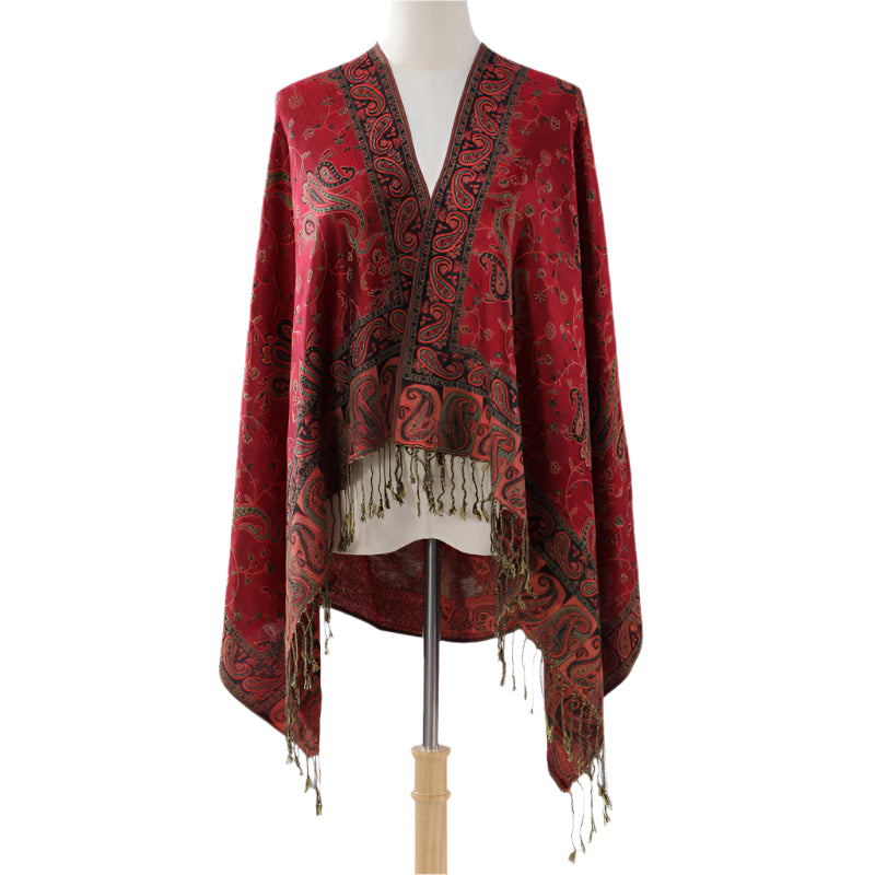 Colorful Tassel Scarf