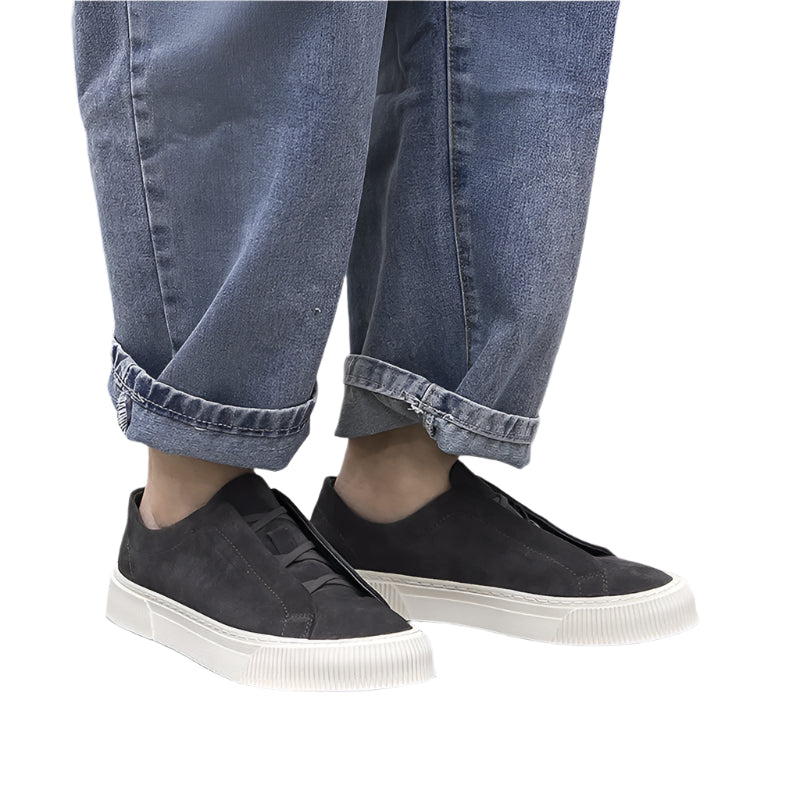 Men's Suede Slip On Shoes