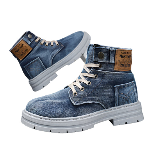 Men's Denim Boots