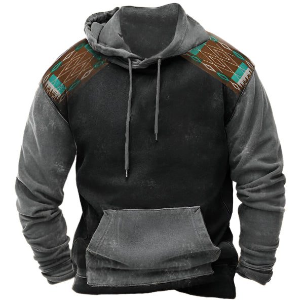 Men's Digital Printed Hooded Sweatshirt