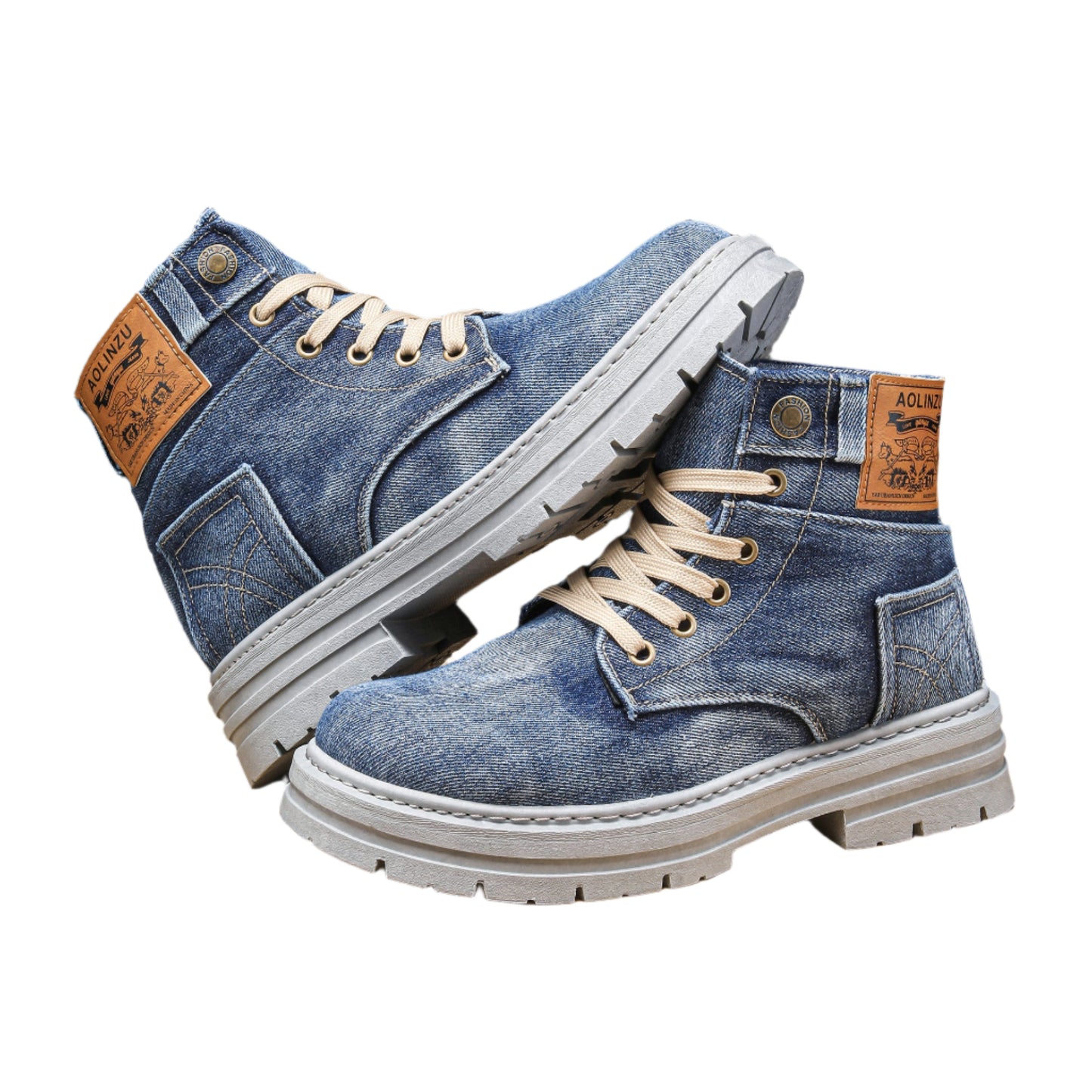 Men's Denim Boots