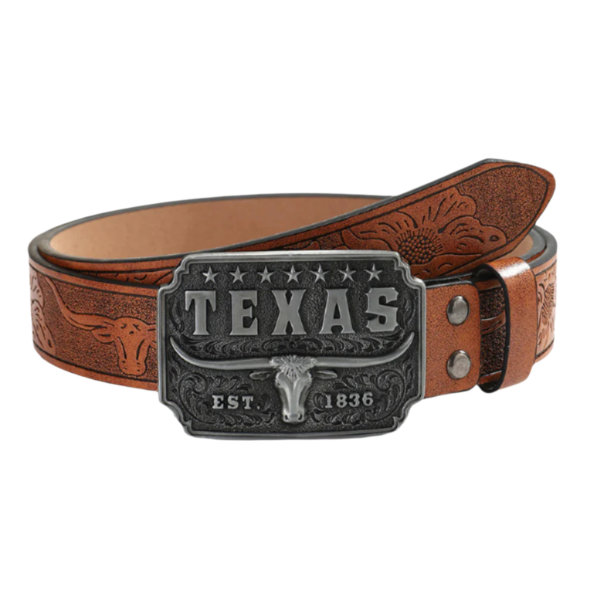 Men's PU Leather Texas Belt