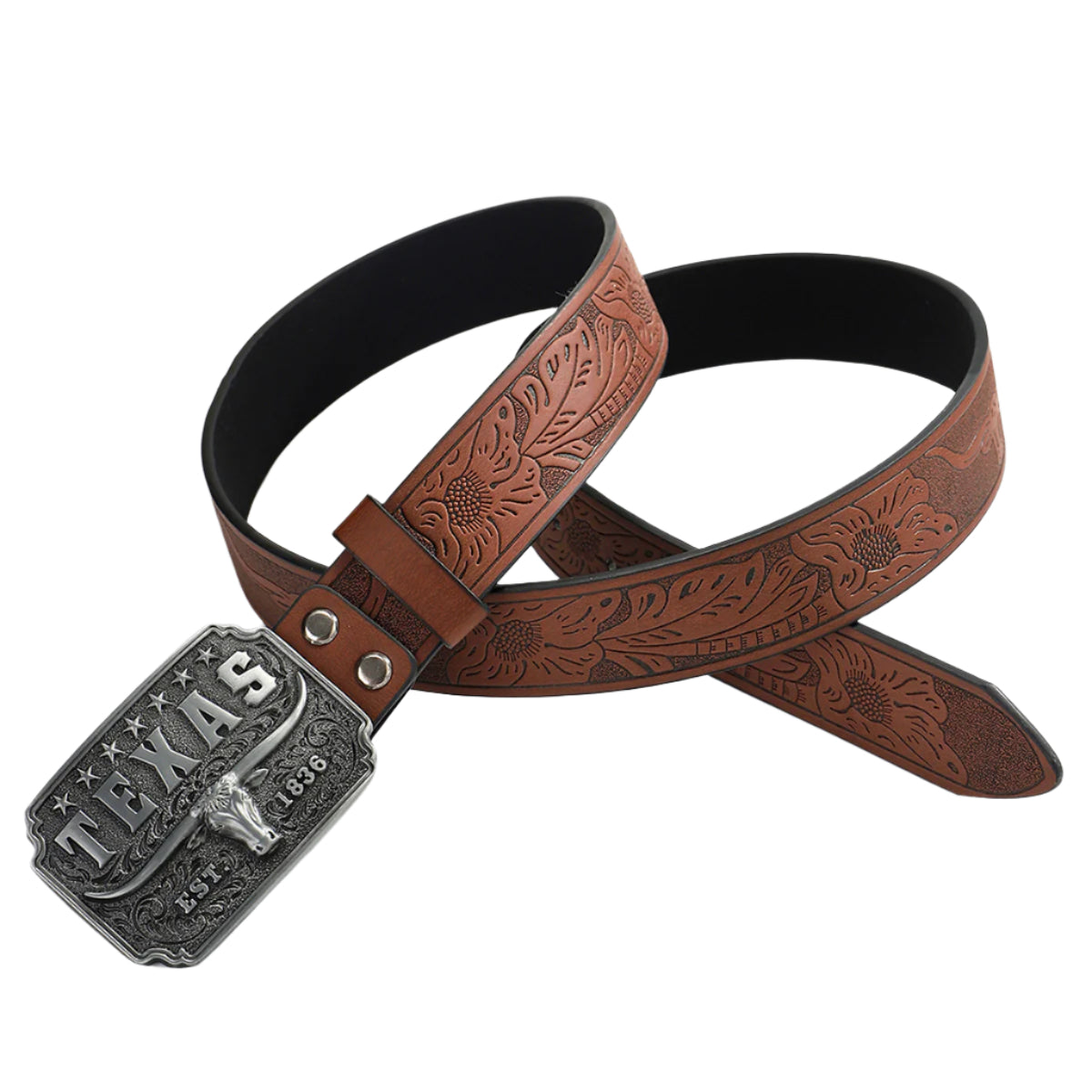 Men's PU Leather Texas Belt