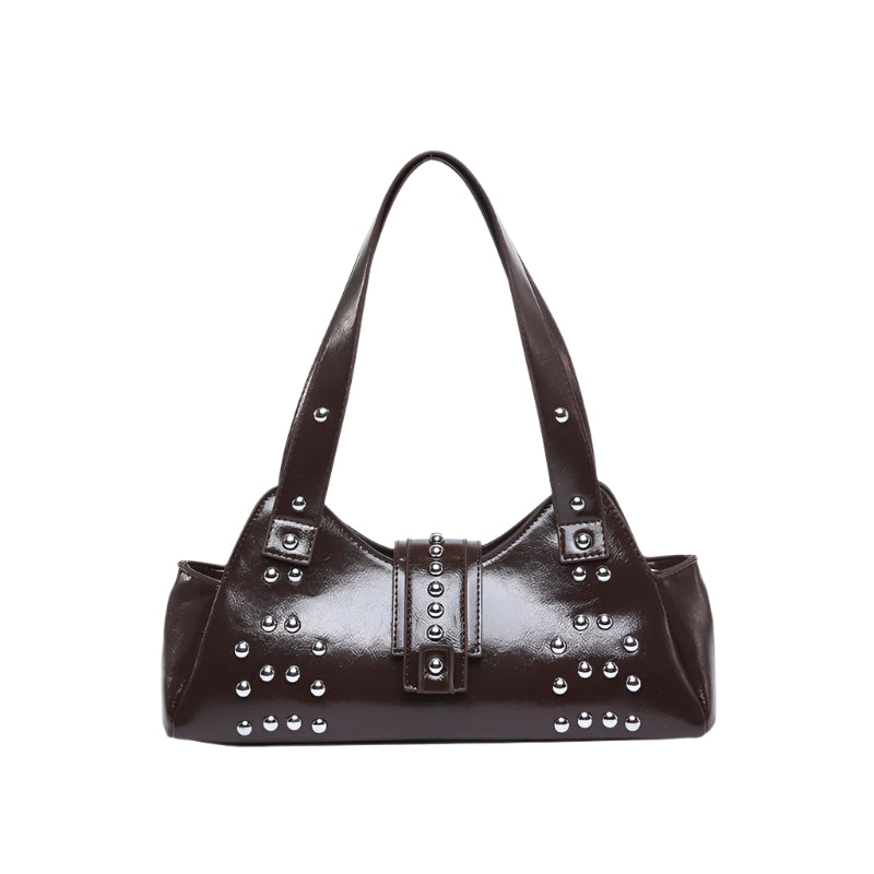 PU Leather Rivet Handbag