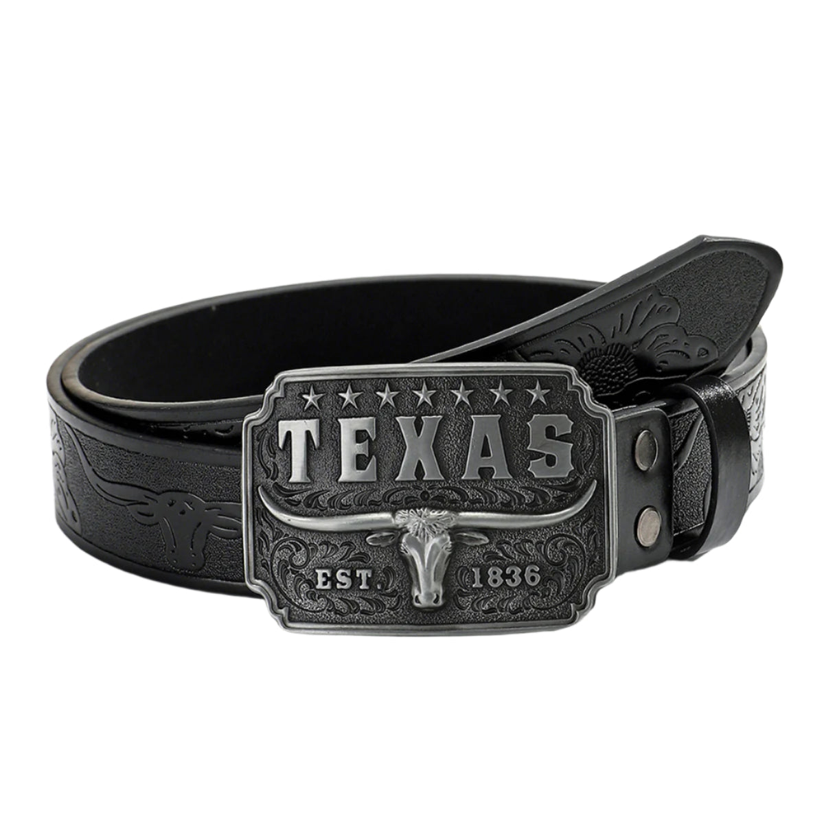 Men's PU Leather Texas Belt