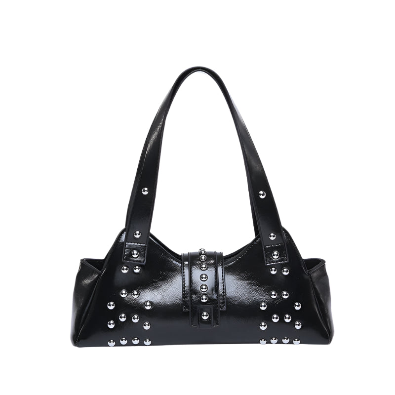 PU Leather Rivet Handbag