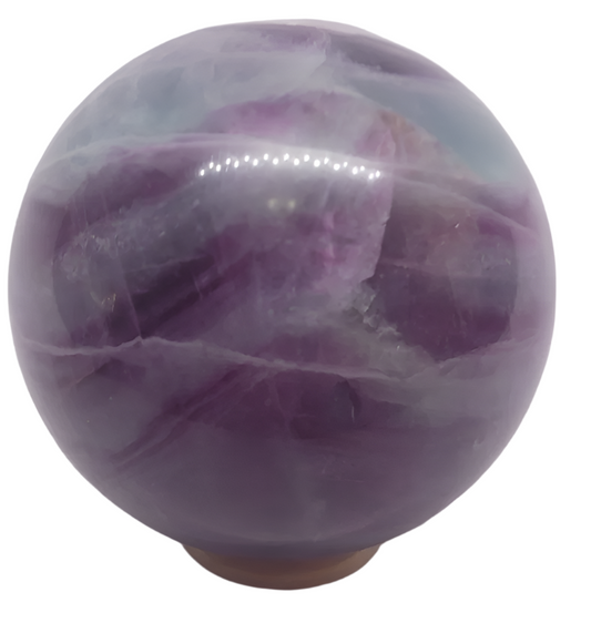 789G Candy Fluorite Crystal Sphere