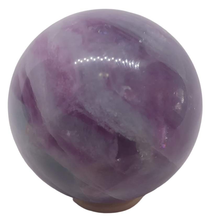 789G Candy Fluorite Crystal Sphere