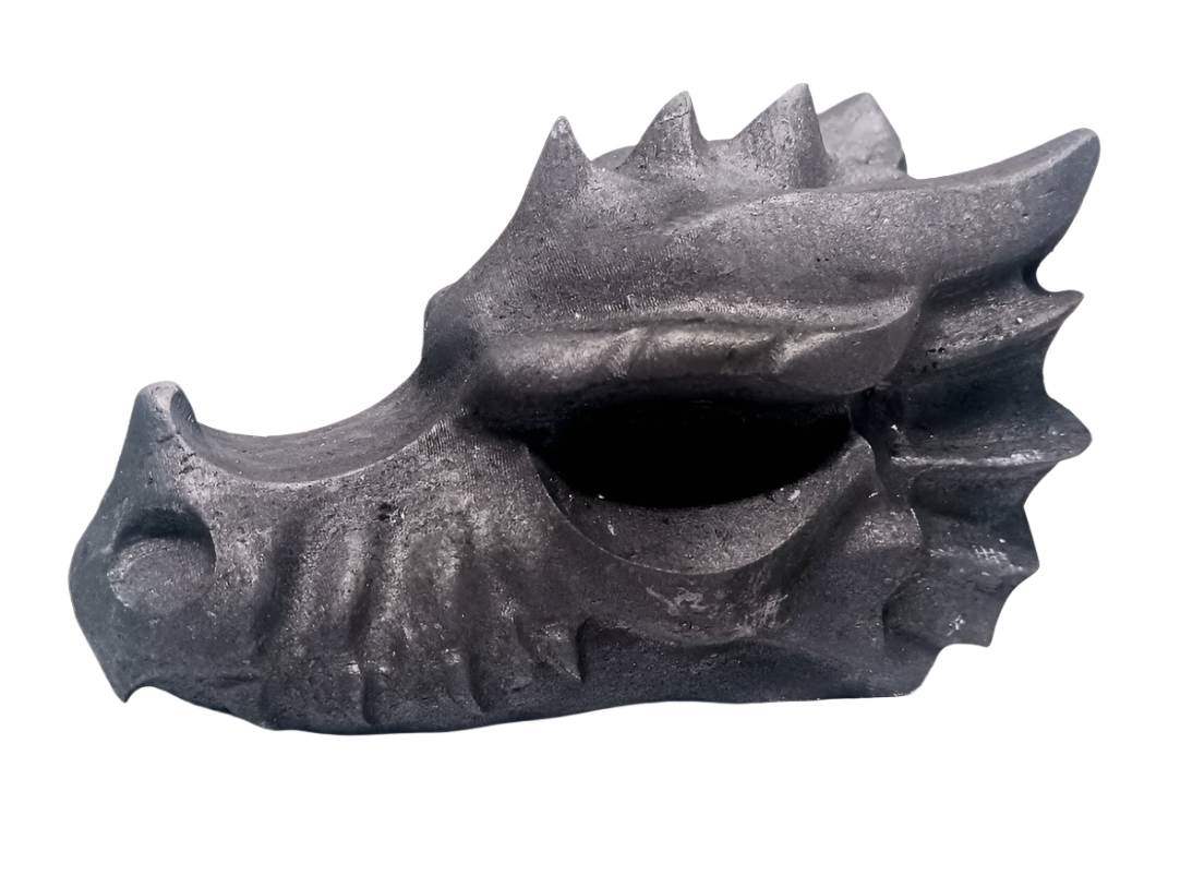 177G Shungite Crystal Dragon Head