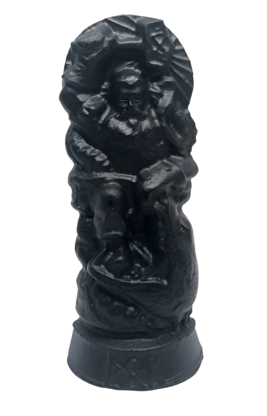 Black Obsidian Crystal Thor Carving