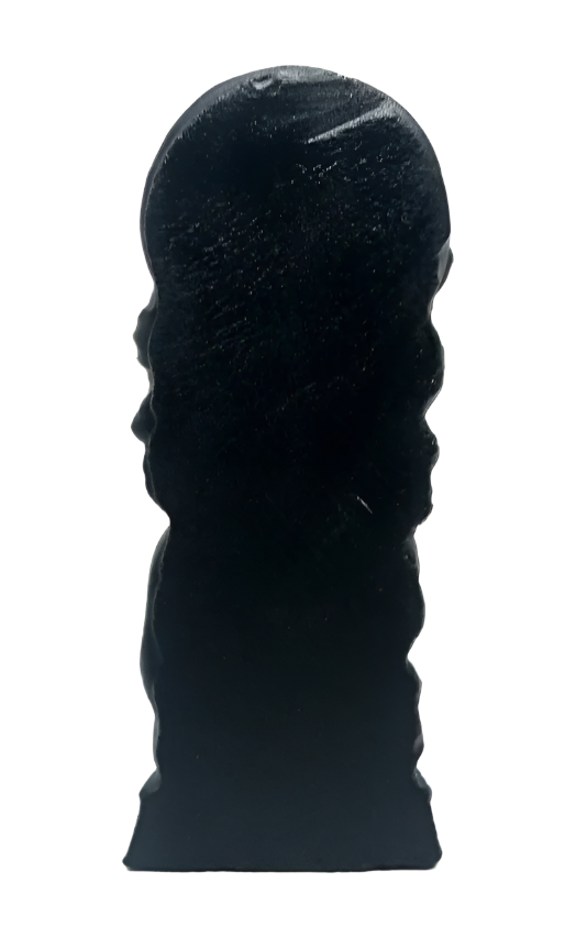 Black Obsidian Crystal Thor Carving