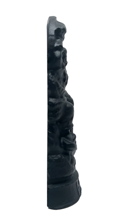 Black Obsidian Crystal Thor Carving