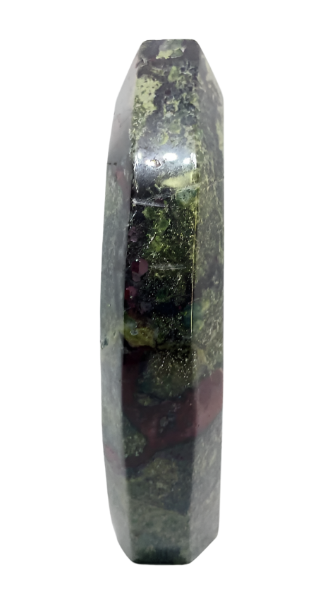 246G Dragon Bloodstone Crystal Teardrop Point