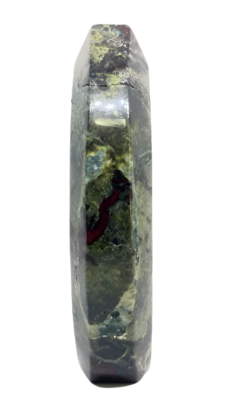 246G Dragon Bloodstone Crystal Teardrop Point