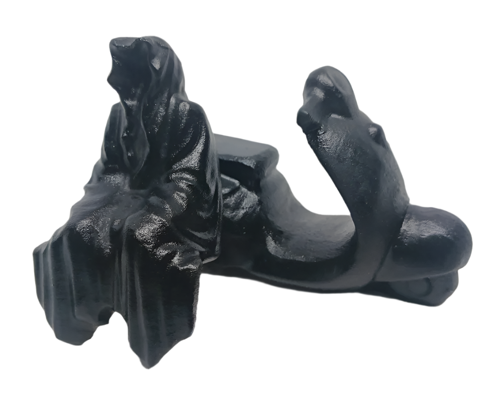 Black Obsidian Crystal Grim Reaper on a Scooter