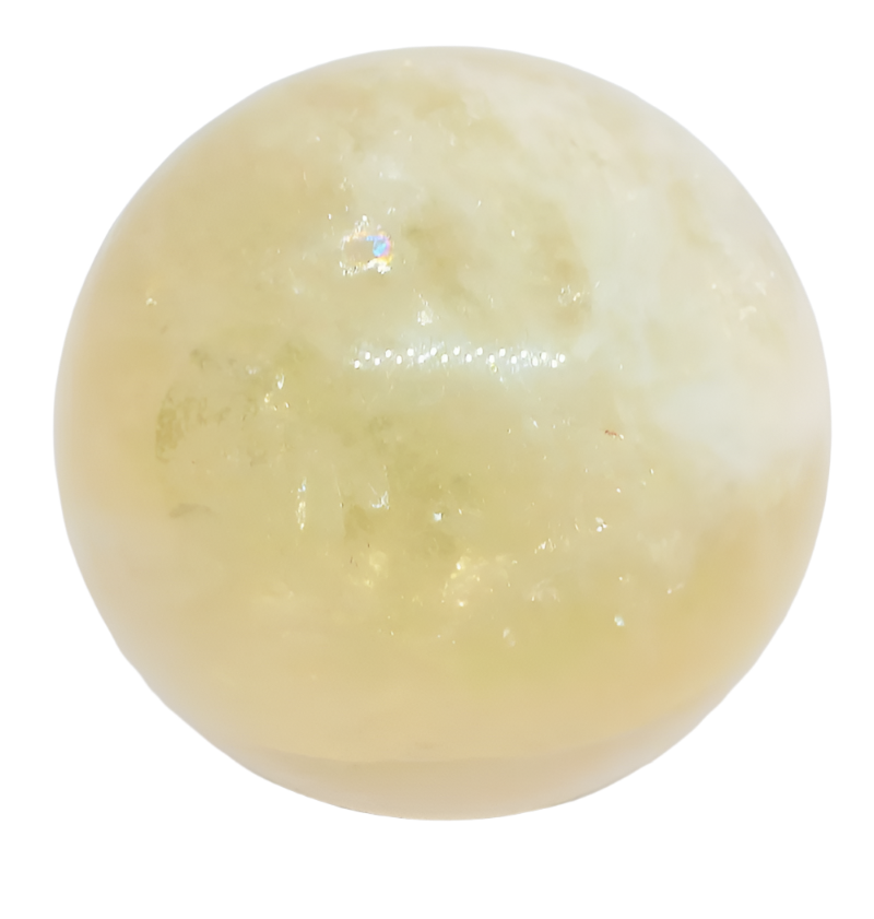427G Lemon Citrine Crystal Sphere