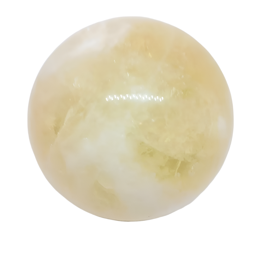 427G Lemon Citrine Crystal Sphere