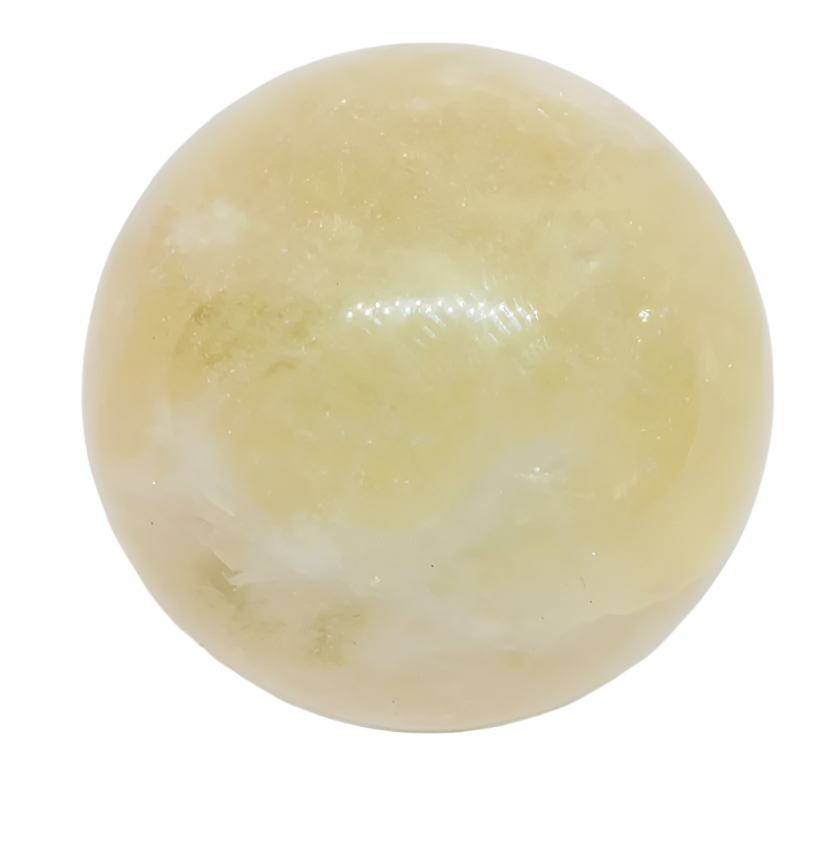 427G Lemon Citrine Crystal Sphere