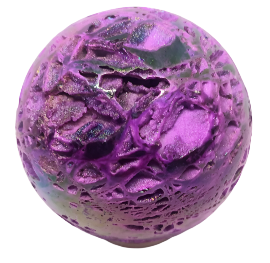 722G Purple Aura Sphalerite Sphere