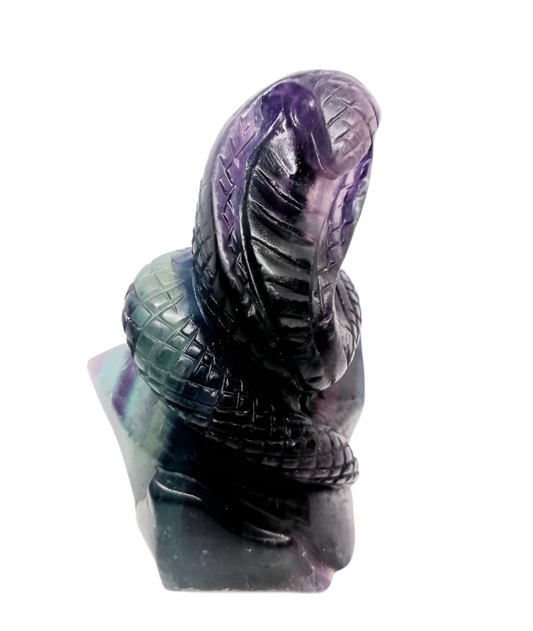 490G Fluorite Crystal Cobra