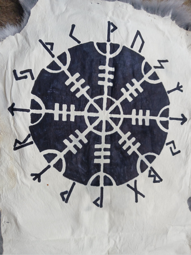 Ægishjálmr Rabbit Pelt Altar Cloth