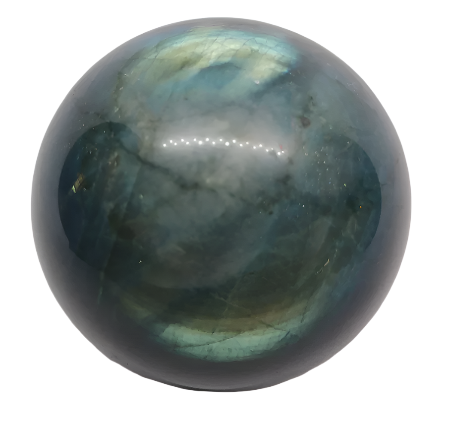 390G Labradorite Crystal Sphere