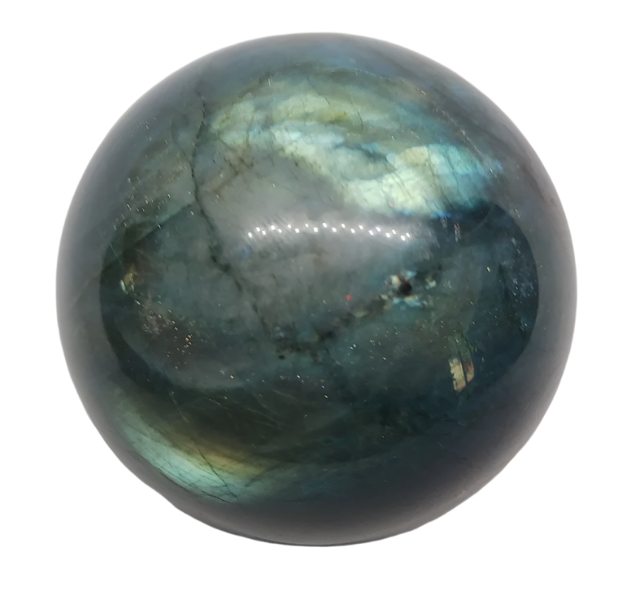 390G Labradorite Crystal Sphere