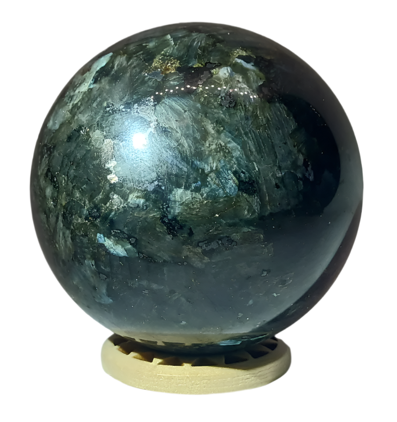 292G Larvikite Crystal Sphere
