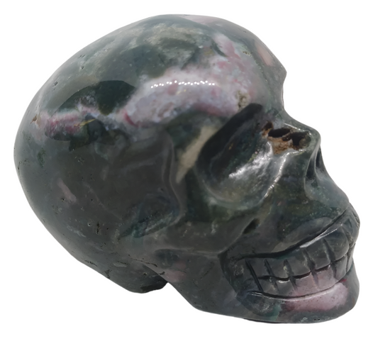 311G Ocean Jasper Crystal Skull