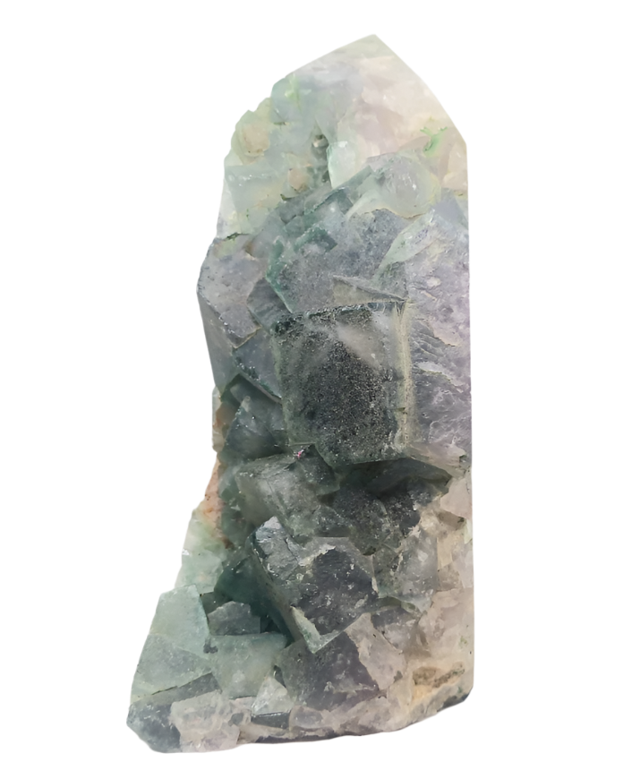 3.1lbs Fluorite Crystal Raw Tower