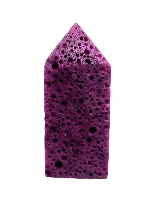 70G Honeycomb Ruby Crystal Tower