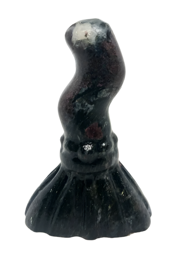 Firework Garnet Crystal Witch Broom Carving