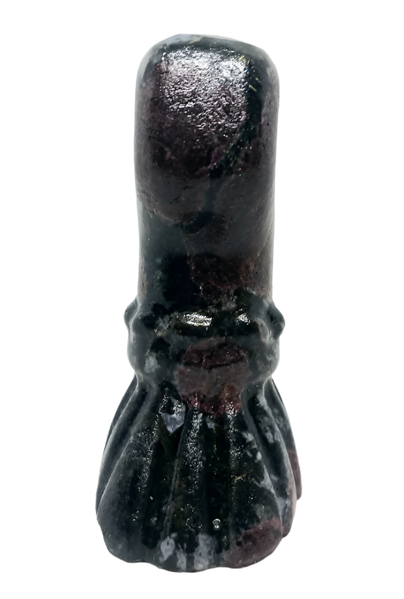 Firework Garnet Crystal Witch Broom Carving