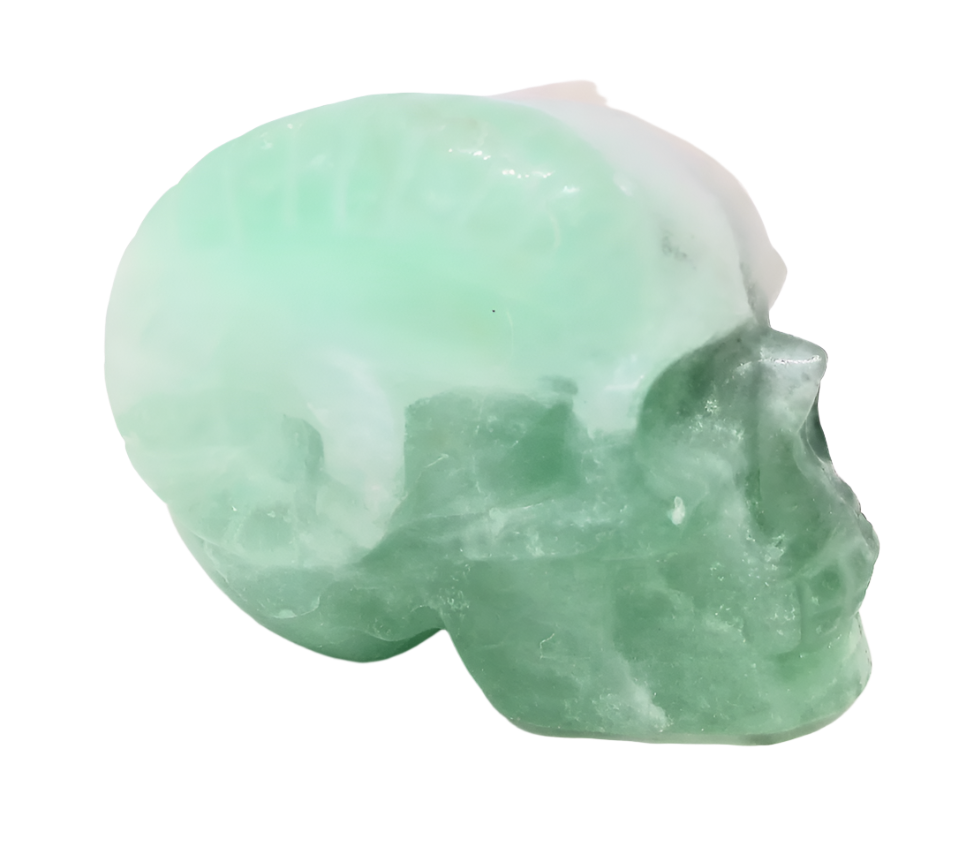 232g Fluorite Crystal Horned Skull