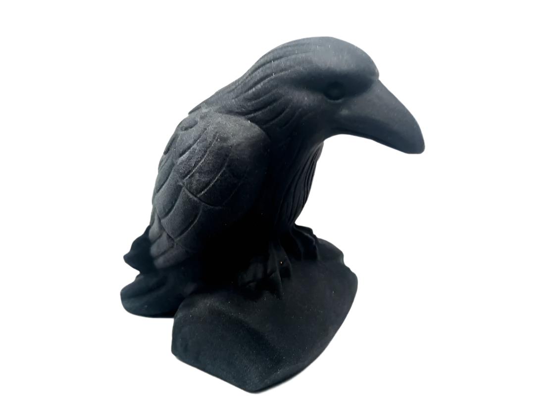 311g Obsidian Crystal Raven