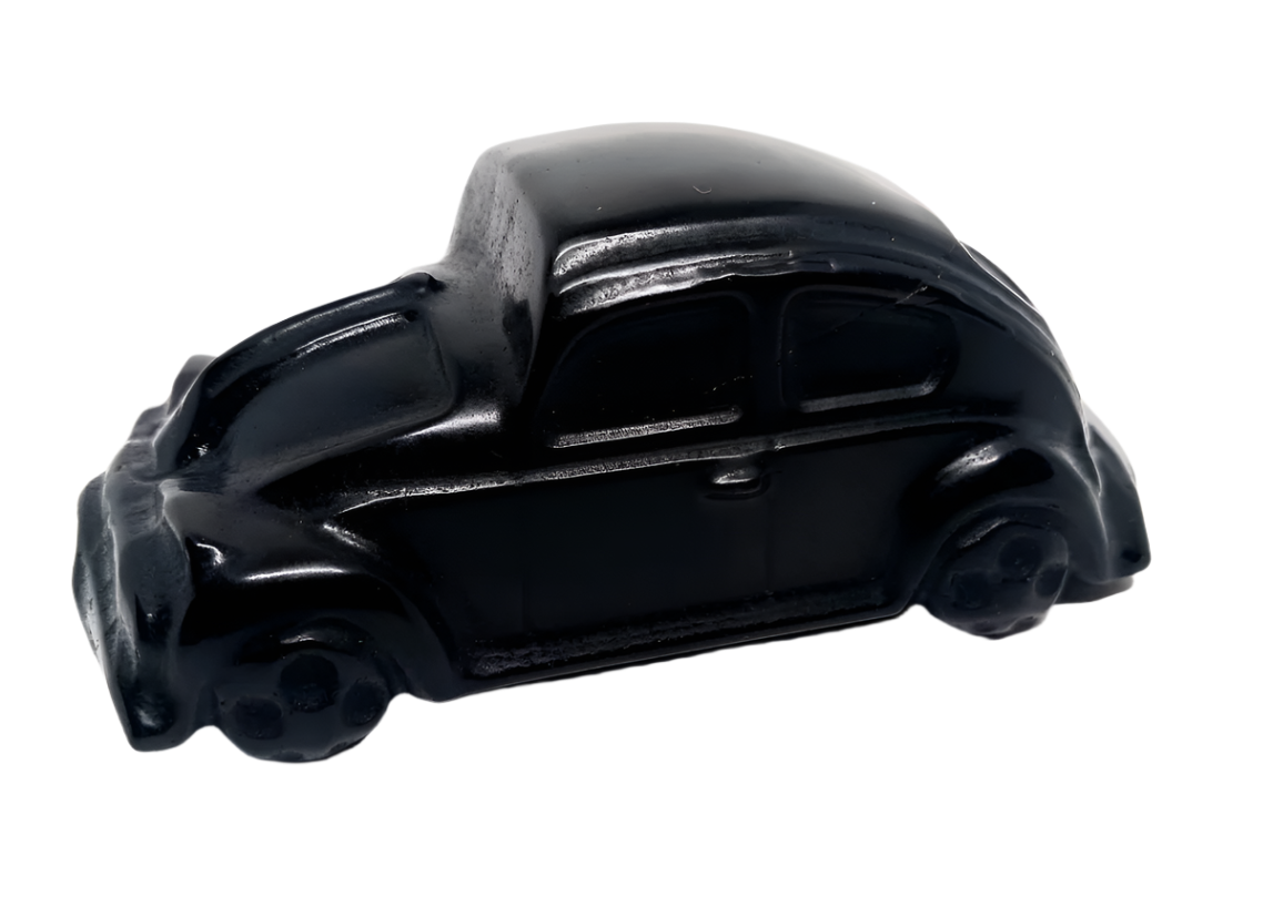 263g Obsidian Crystal Car Carving
