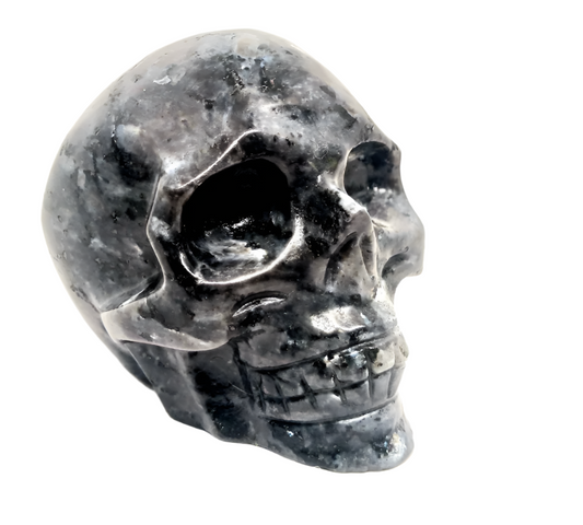 382G Larvikite Crystal Skull