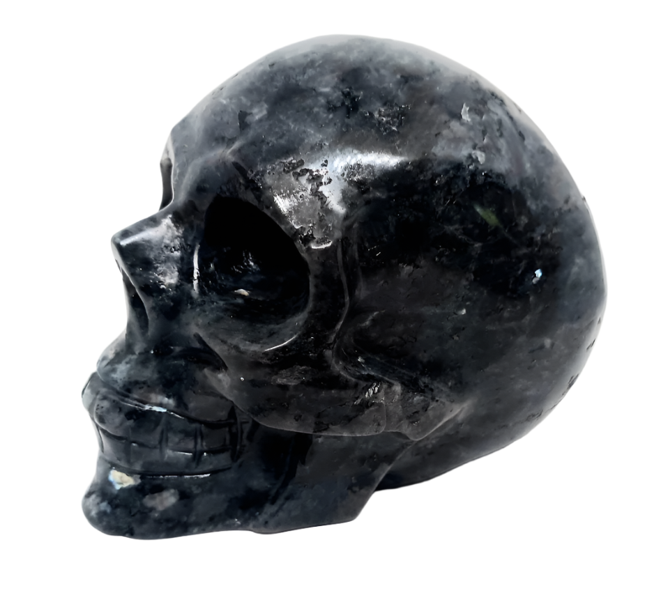 382G Larvikite Crystal Skull
