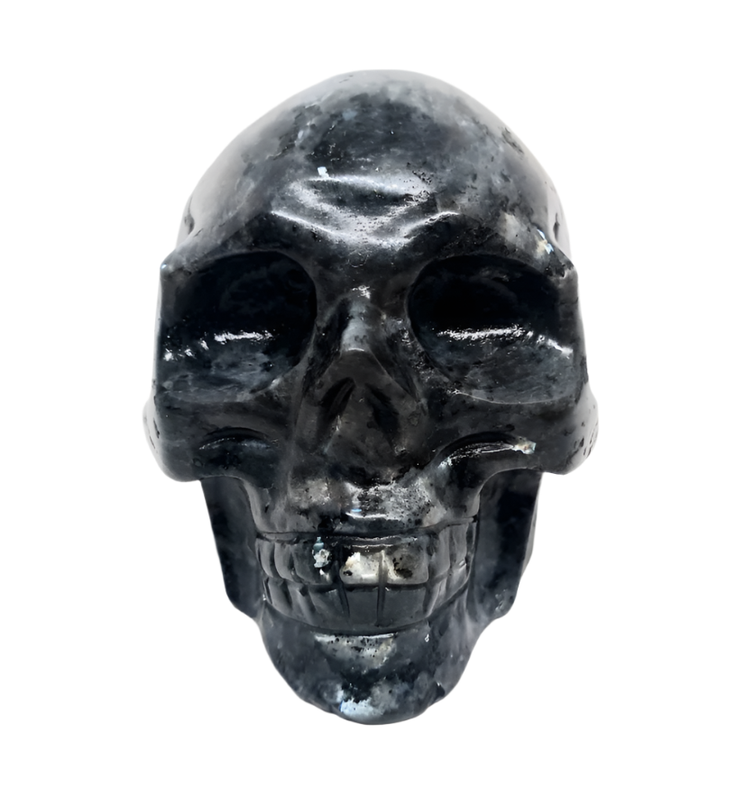 382G Larvikite Crystal Skull