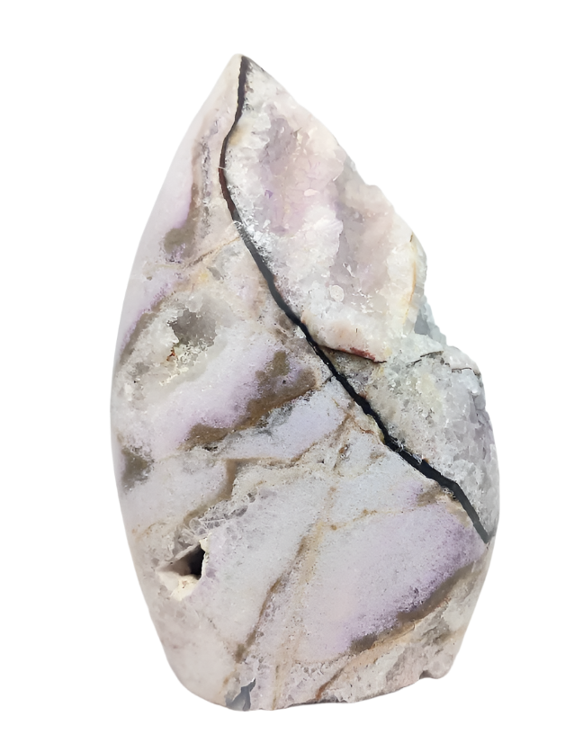 300G Pink Sphalerite Crystal Teardrop Point