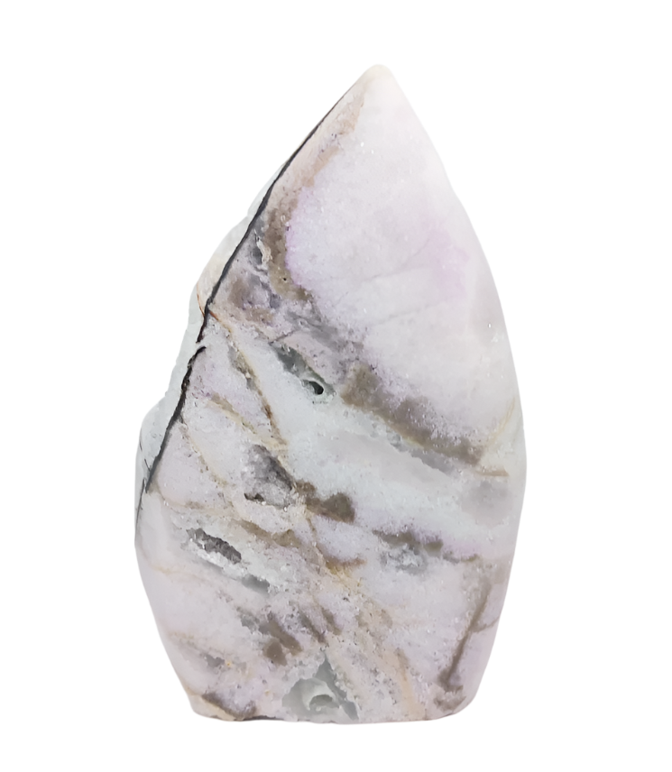 300G Pink Sphalerite Crystal Teardrop Point