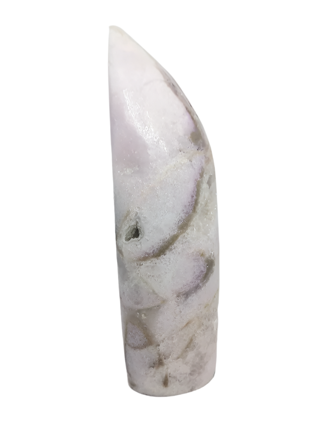 300G Pink Sphalerite Crystal Teardrop Point