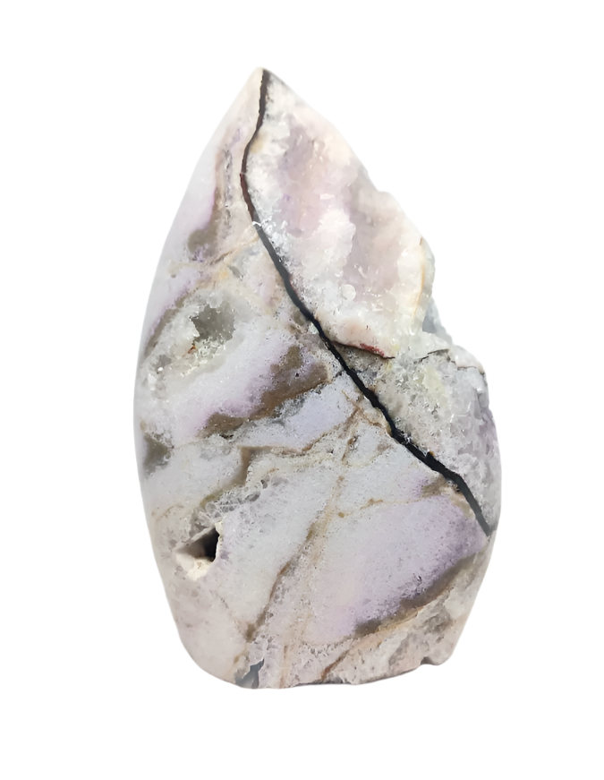 300G Pink Sphalerite Crystal Teardrop Point