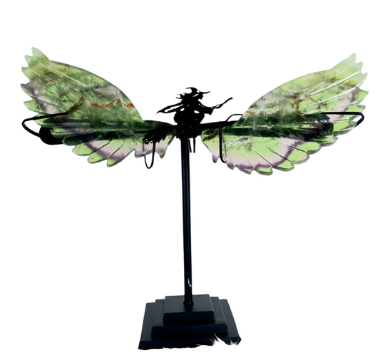 Fluorite Crystal Witch Wings